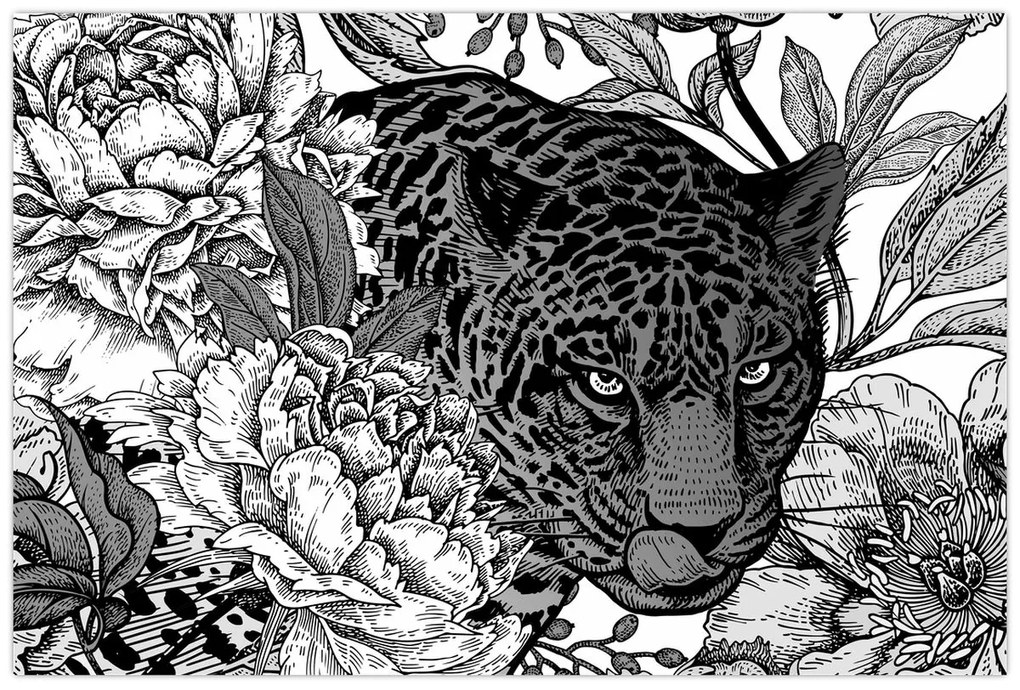 Tablou - Grădină exotică (90x60 cm)