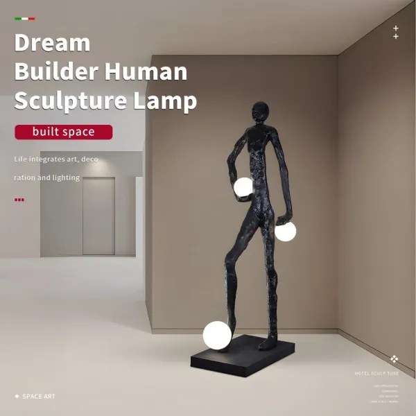 Immax 08805XL - Lampadar SILUETTE 3xE27/60W/230V 185 cm Aura
