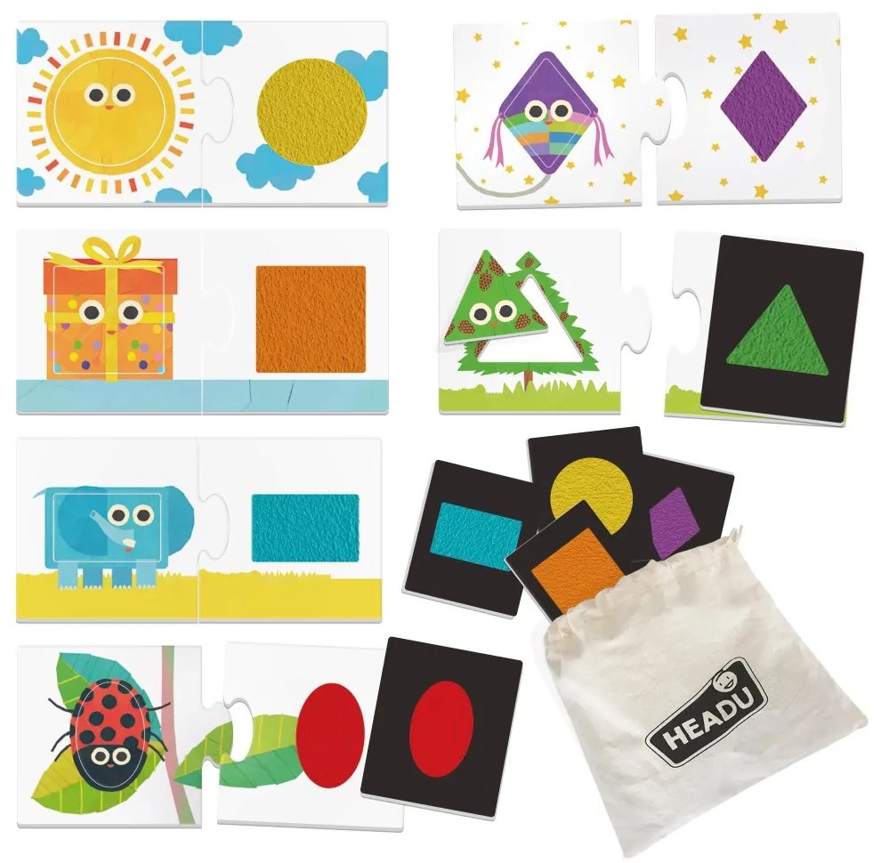 MONTESSORI FORME TACTILE - HEADU (HE57878)