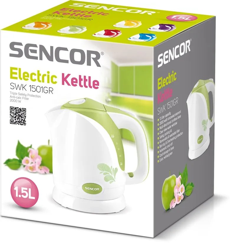 Fierbător de apă Sencor SWK 1501GR