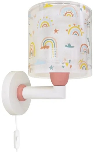Dalber 41199 - Lampă de perete pentru copii RAINBOW, 1xE27/15W/230V, multicoloră