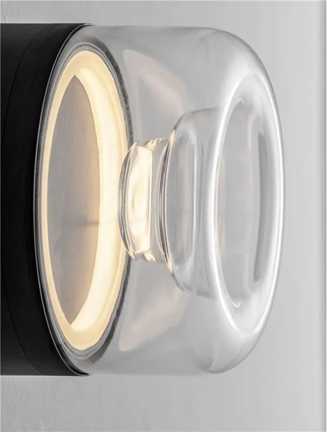 Aplica LED stil minimalist Doris negru