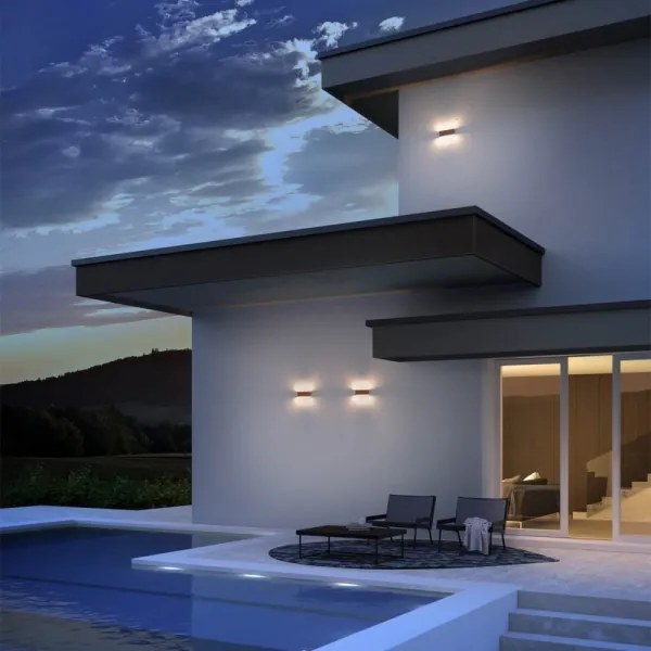 Aplică LED de exterior KAMAL LED/15W/230V 3000K IP54 albă Redo 90387