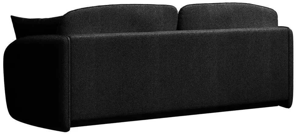 Canapea trei locuri Sheila (negru + negru). 1100588