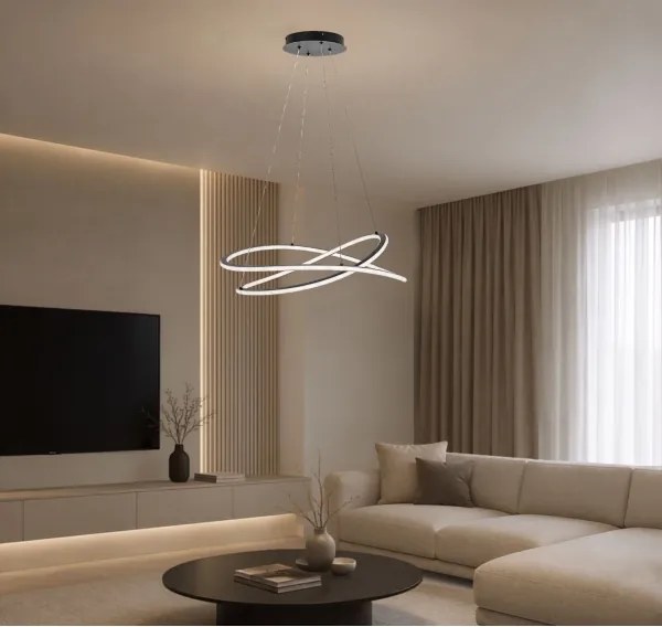 Rabalux 72341 - Lustră LED dimabilă suspendată pe cablu MALIRA 75W/230V 3000-6500K + telecomandă