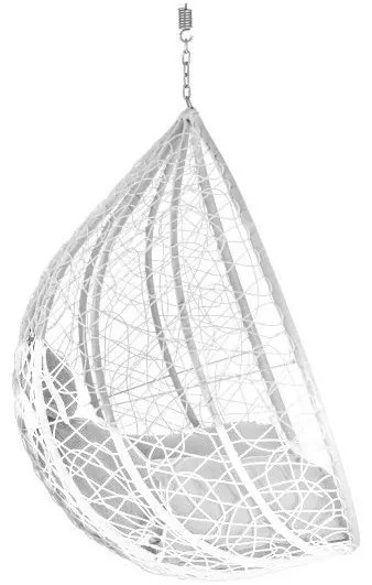 OFERTA Scaun suspendat alb KOKON fara suport Calitatea II