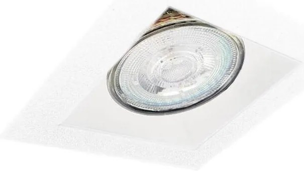 Brosline 3033 - Corp de iluminat încastrat CAGE, 1x GU10 / 10W / 230V, alb