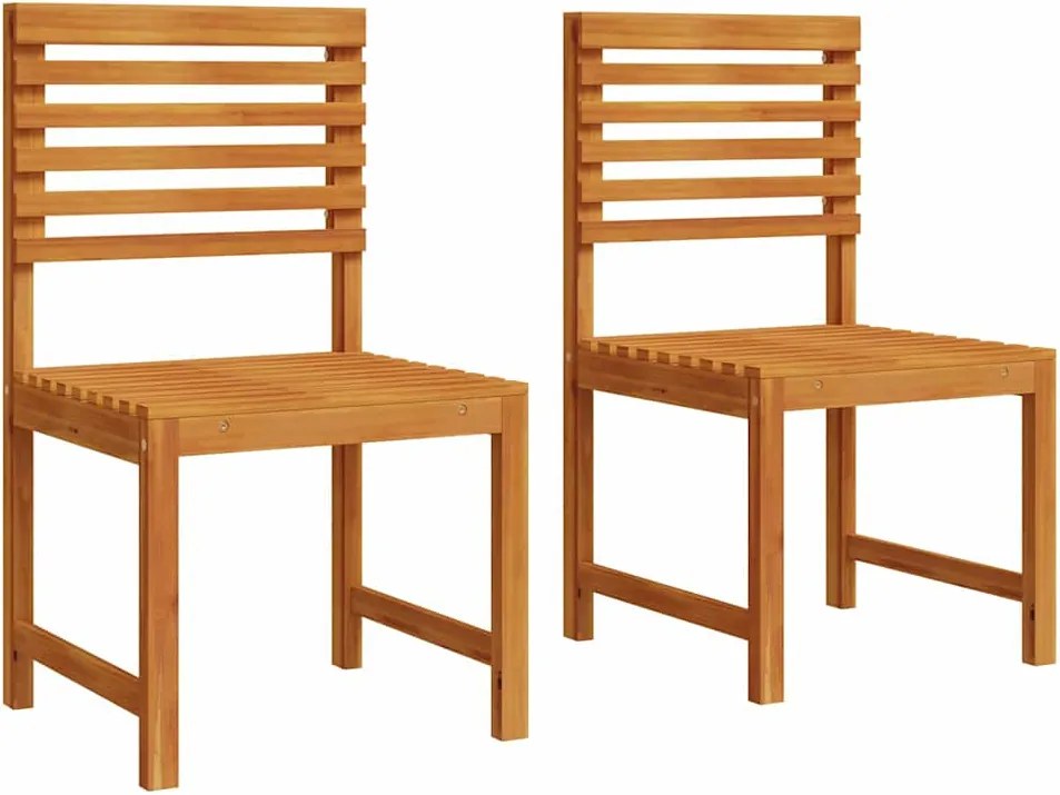 vidaXL Scaun pentru Grădină 2 pcs Maro 50 x 50 x 91cm