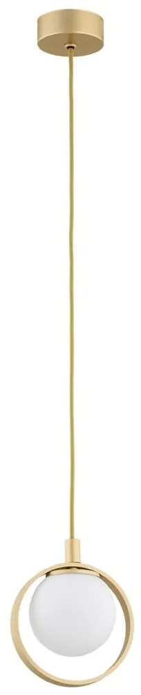 Pendul design modern Saturnia auriu