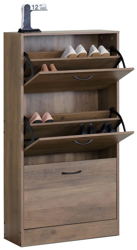 Botník s přihrádkami G1016 ELM, lemn de ulm