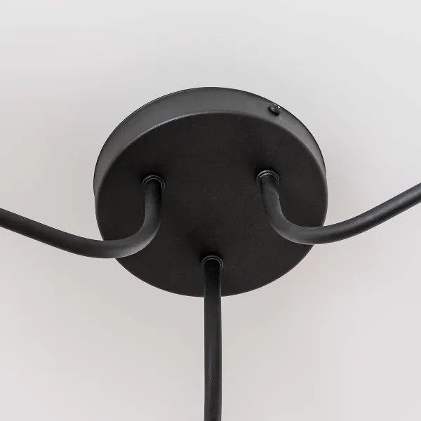 Lustră aplicată ALBA 3xE27/15W/230V gri