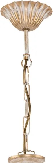 Brilagi - Candelabru suspendat pe lanț SONIA 3x E27/15W/230V, Ø 64 cm, crem/patină