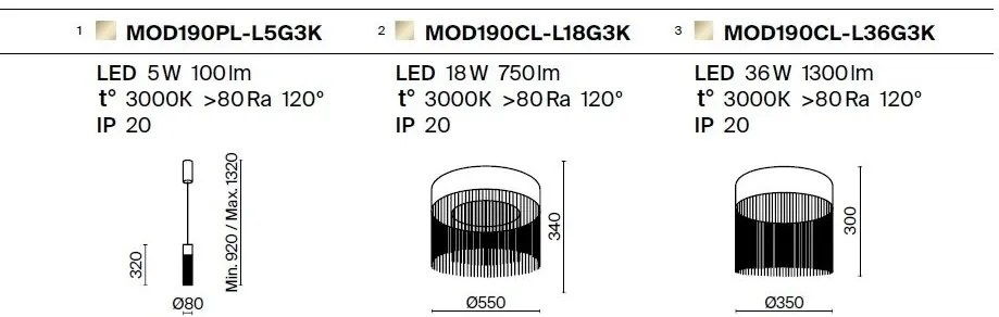 Lustra LED aplicata design elegant modern Imaginary