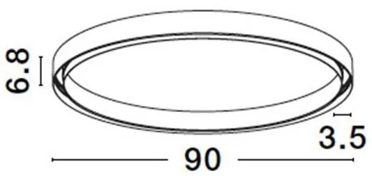 Sistem circular sina magnetica aplicata Breda, React 90cm