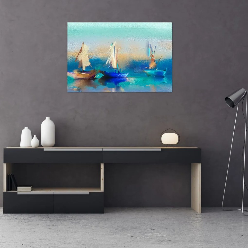 Tablou - Peisaj pictură, pictură (90x60 cm)