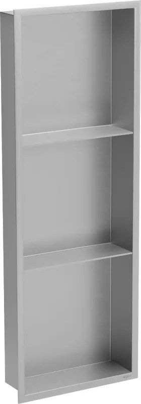 Mexen X-Wall-R etajeră încorporată cu flanșă și raft 90 x 30 cm, inox - 1910903010S