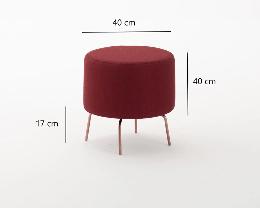 Scaun Octo Claret Red