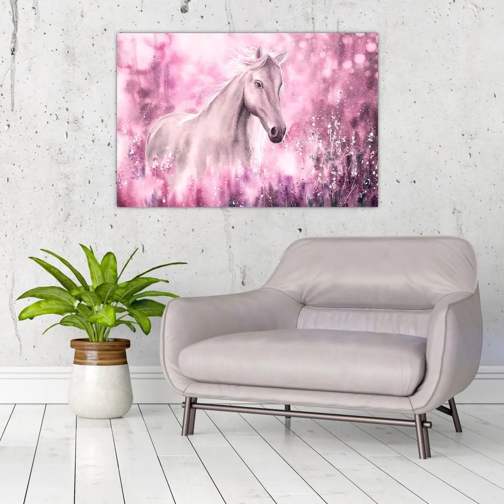 Tablou - Cal pictat (90x60 cm)