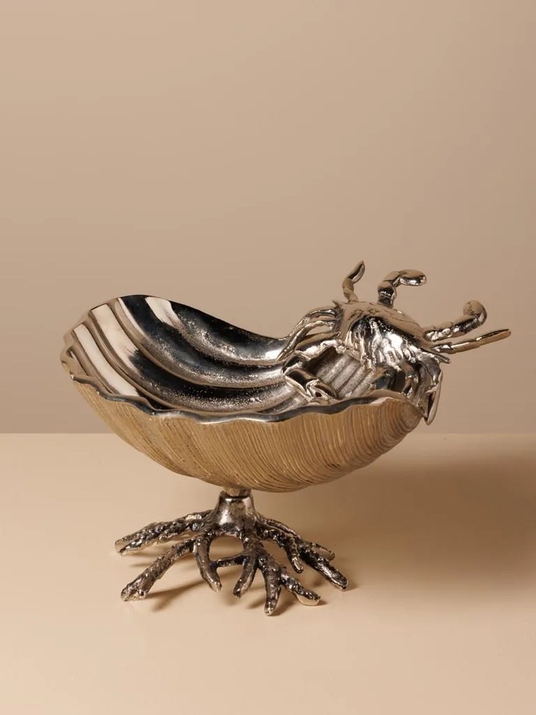 Bol decorativ din aluminiu, Crab