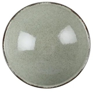 Set de masă, 24 piese, verde, din porțelan