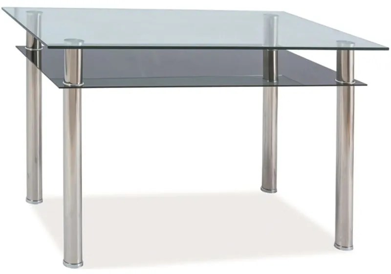 Masa Bucatarie Si Dining MADRAS Sticla/Crom 90x60 cm