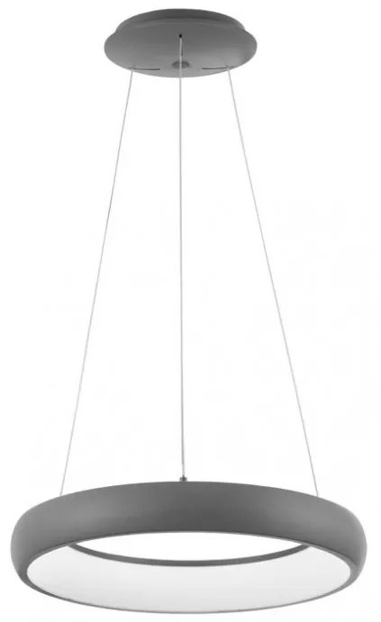 Lustra LED design modern circular ALBI 32W gri NVL-8105619