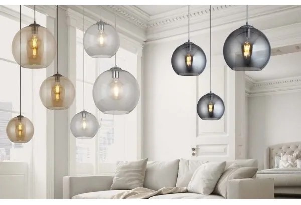 Searchlight 1632AM - Lustră pe cablu BALL 1xE27/60W/230V maro