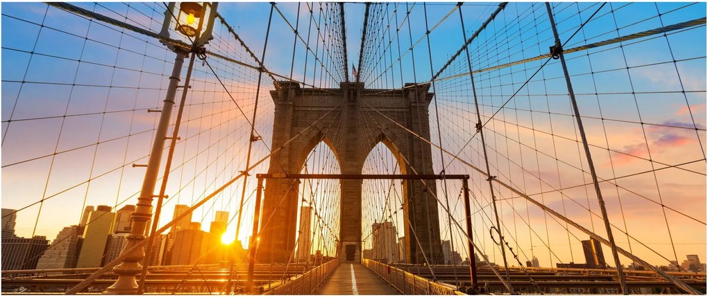 Tablou - Podul Brooklyn, Manhattan, New York (120x50 cm)