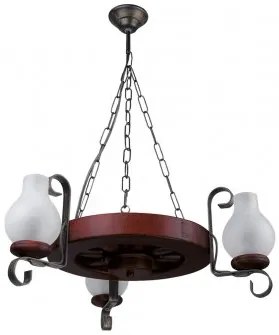 Lustra rustica 3 becuri E14 Elaria EL0017776 Erste