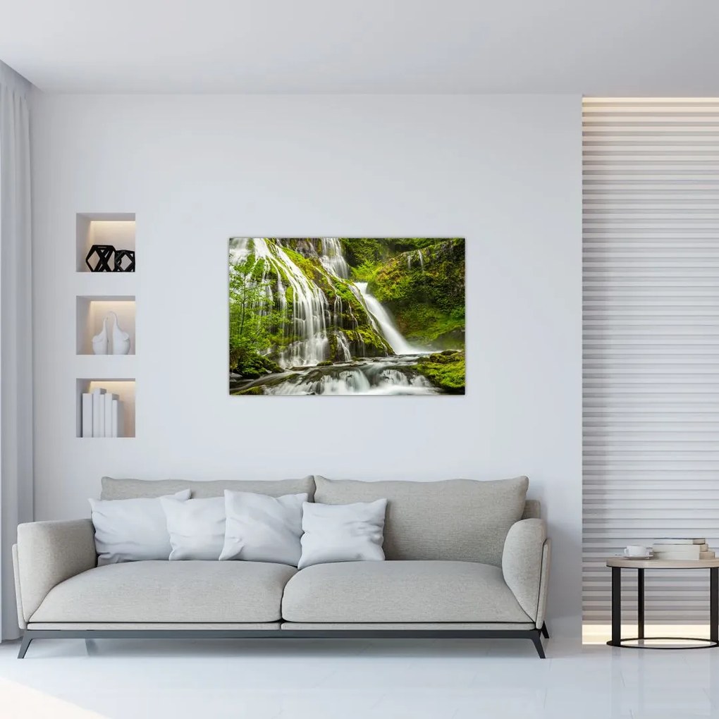 Tablou - Cascada, Wind River Valley (90x60 cm)