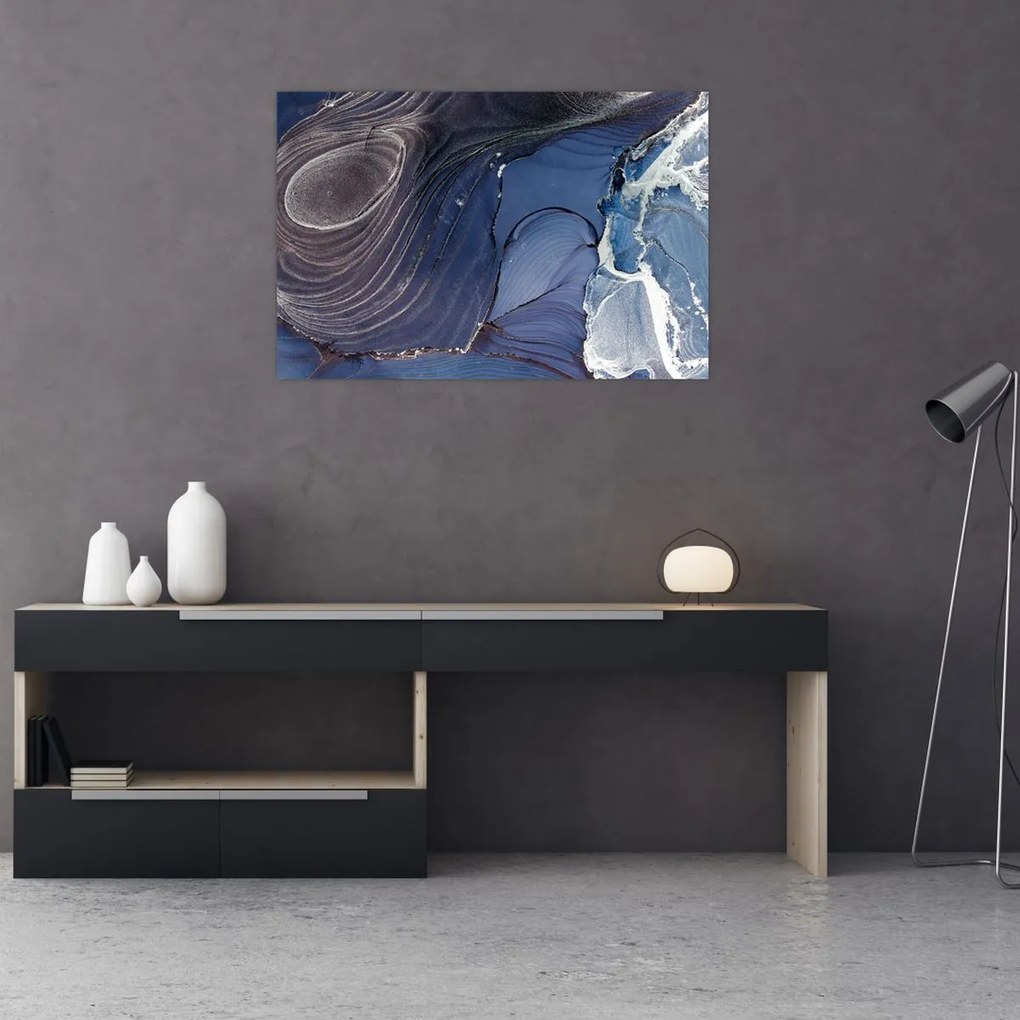 Tablou - Cerneală marmorată (90x60 cm)