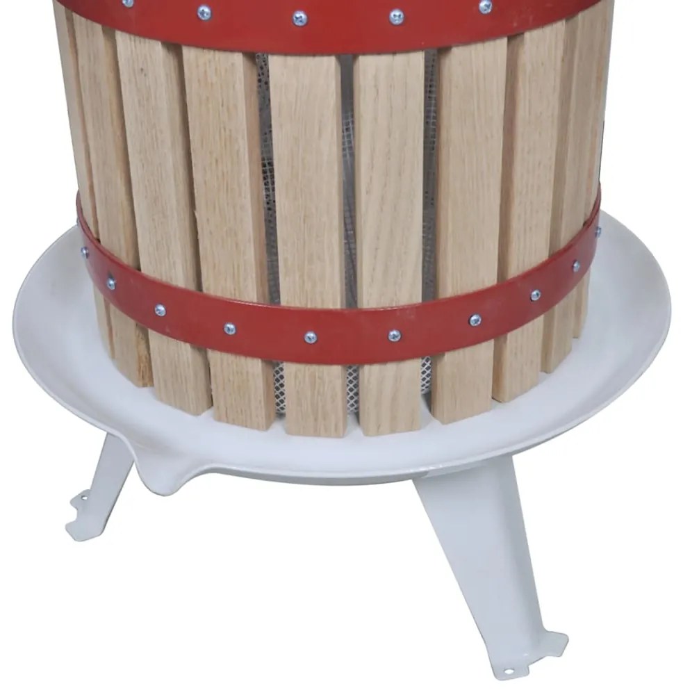 Set de presa si zdrobitor de fructe  vin, 2 piese Zdrobitor 12 L + 7 L