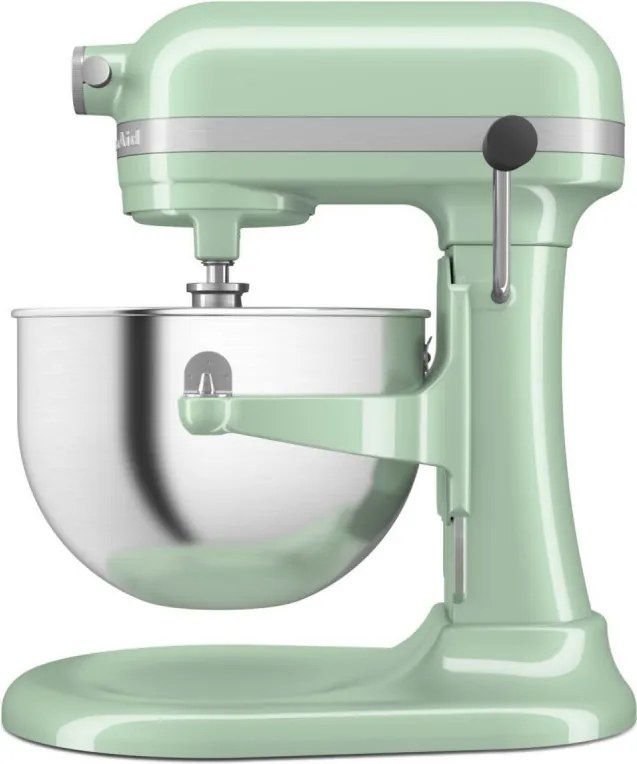 Mixer planetar KitchenAid Artisan 5KSM60SPXEPT Pistachio, 375 W, 5,6 l, 11 viteze, 67 de puncte de contact, Ridicare automata a bolului, Viteza speciala pentru incorporare, Verde deschis