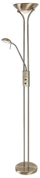 Lampă de podea dimmabilă SCARLETT Brilagi, 1xR7s/230W/230V + 1xG9/40W, bronz