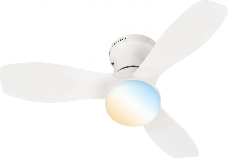 Brilo - Ventilator de tavan LED reglabil PAN LED/15W/230V 3000-6500K alb+telecomandă