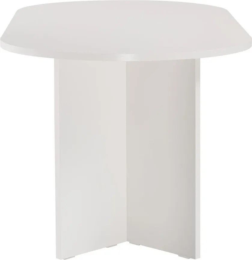 Masă de dining cu aspect semi-lucios 89,5x180 cm Sablin – Kalune Design