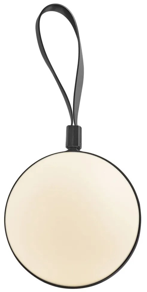 Lampa LED portabila cu baterii pentru terasa, gradina Bring To-Go 12 negru