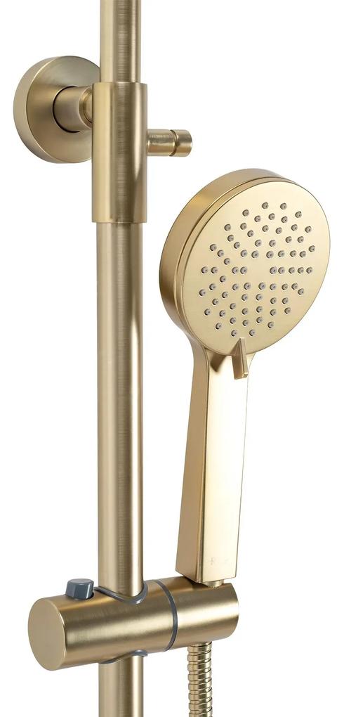 Rea Parot set de duș perete cu termostat auriu REA-P2323