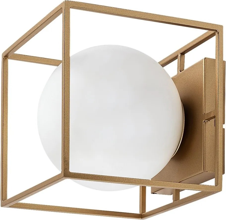 Aplica perete sau tavan pentru exterior IP44 Modane auriu