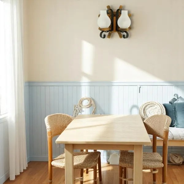 Aplică TIMONA 2xE14/40W/230V fag