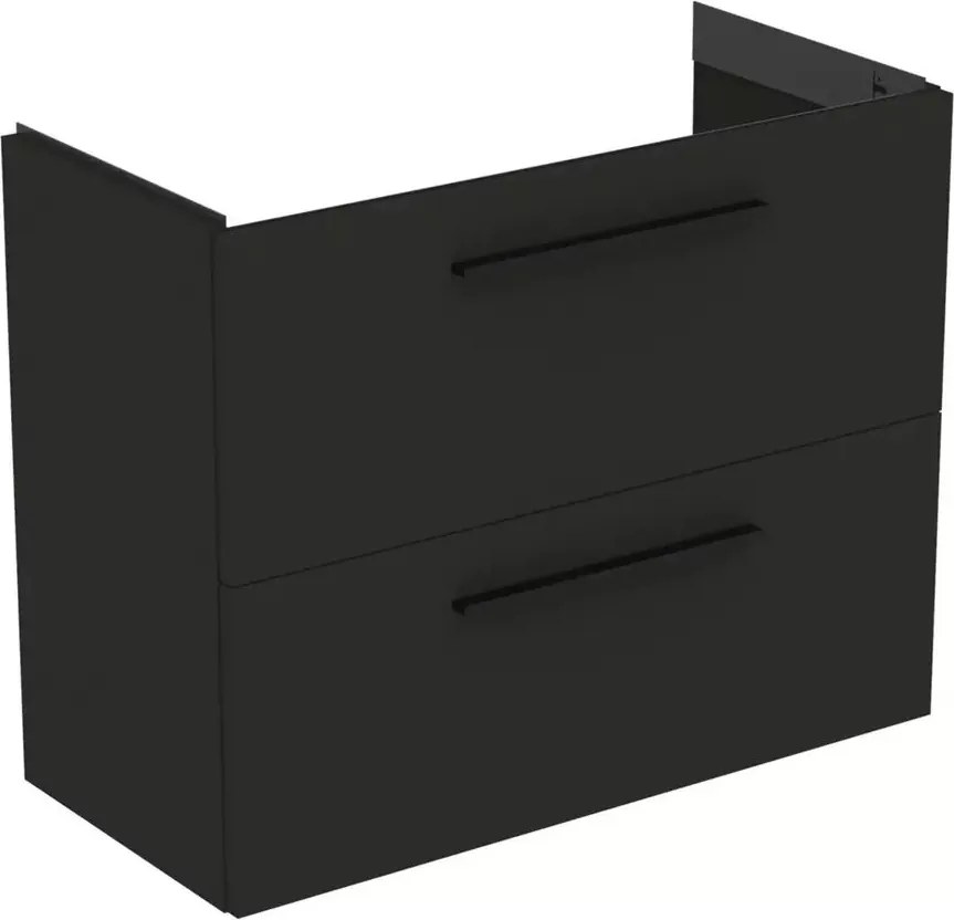 Dulap baza suspendat Ideal Standard i.life S 2 sertare gri carbon 80 cm