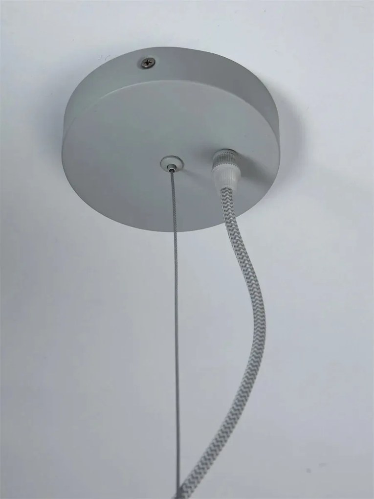 Lustra suspendata design decorativ Bologna 4L gradient/gri