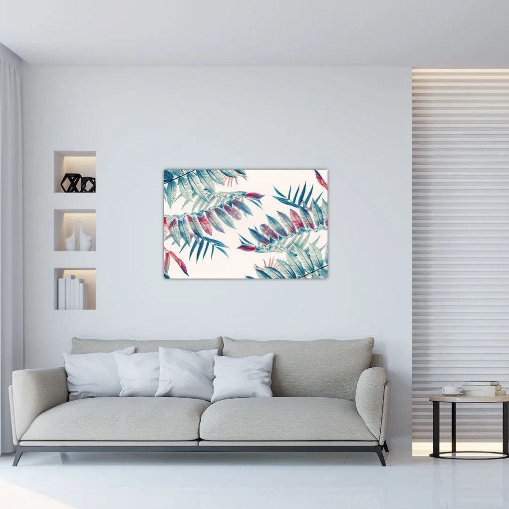 Tablou - Frunze tropicale (90x60 cm)