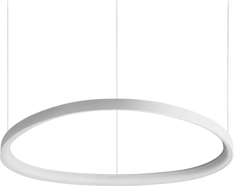 Lustra LED suspendata design circular GEMINI SP D081 ON-OFF BIANCO 4000K