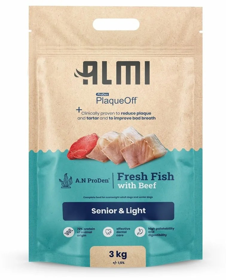 Granule cu alge marine ALMI Senior & Light, 3 kg