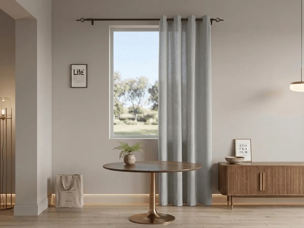 Draperie TAVIO 140x250 cm, gri deschis Agatat: Rejansa