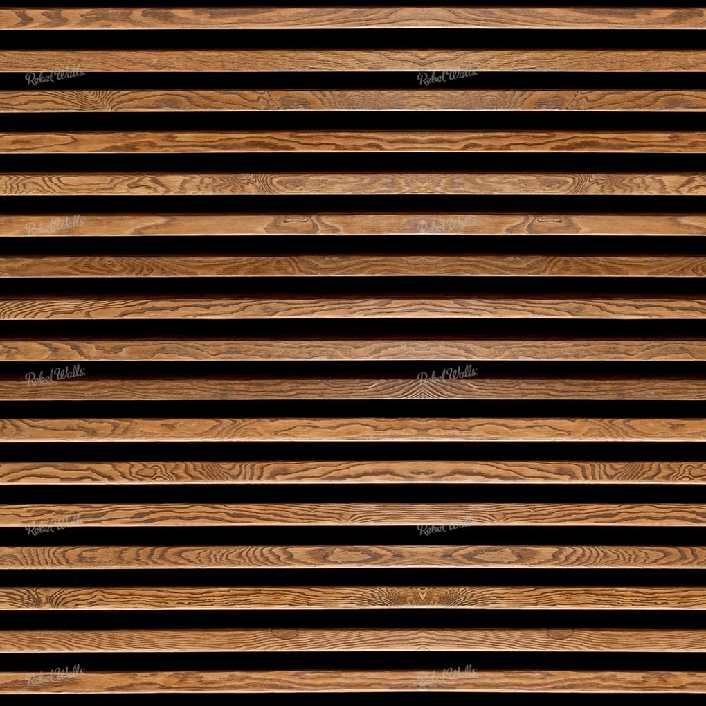 Fototapet, Rib Wood Horizontal, Rebel Walls
