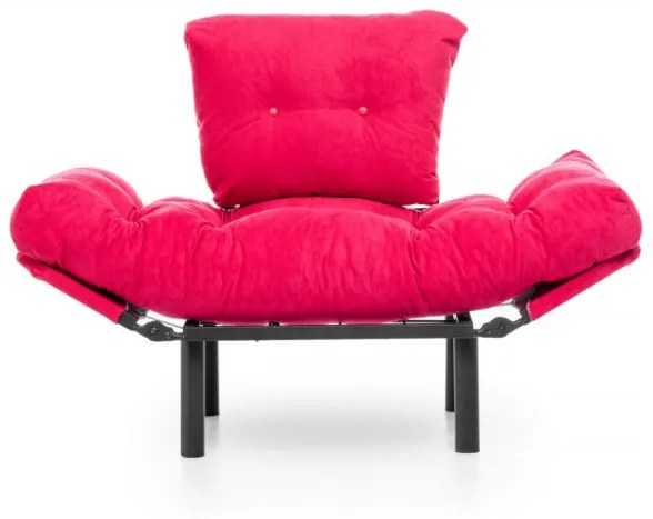 Fotoliu Extensibil Nitta Single, Fucsia