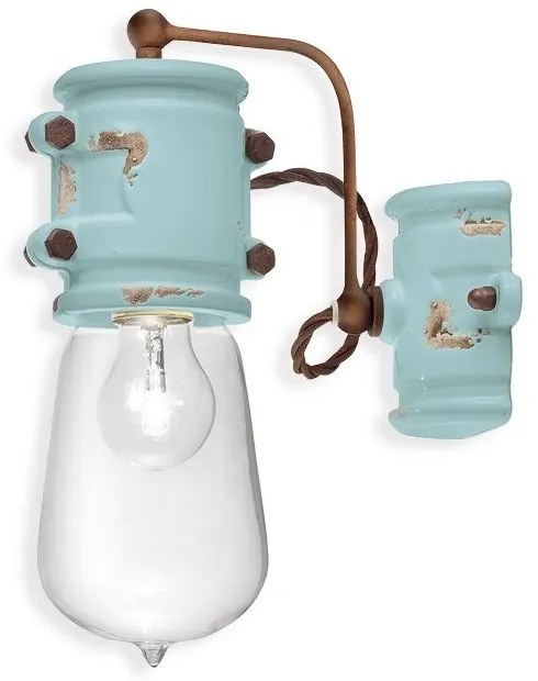Aplica de perete design retro realizata manual din ceramica URBAN