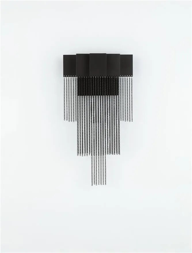 Aplica LED design modern REVIA negru